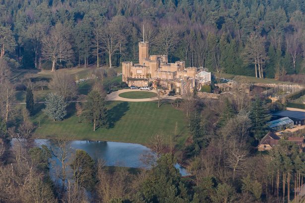 Aerial view of Fort Belvedere.