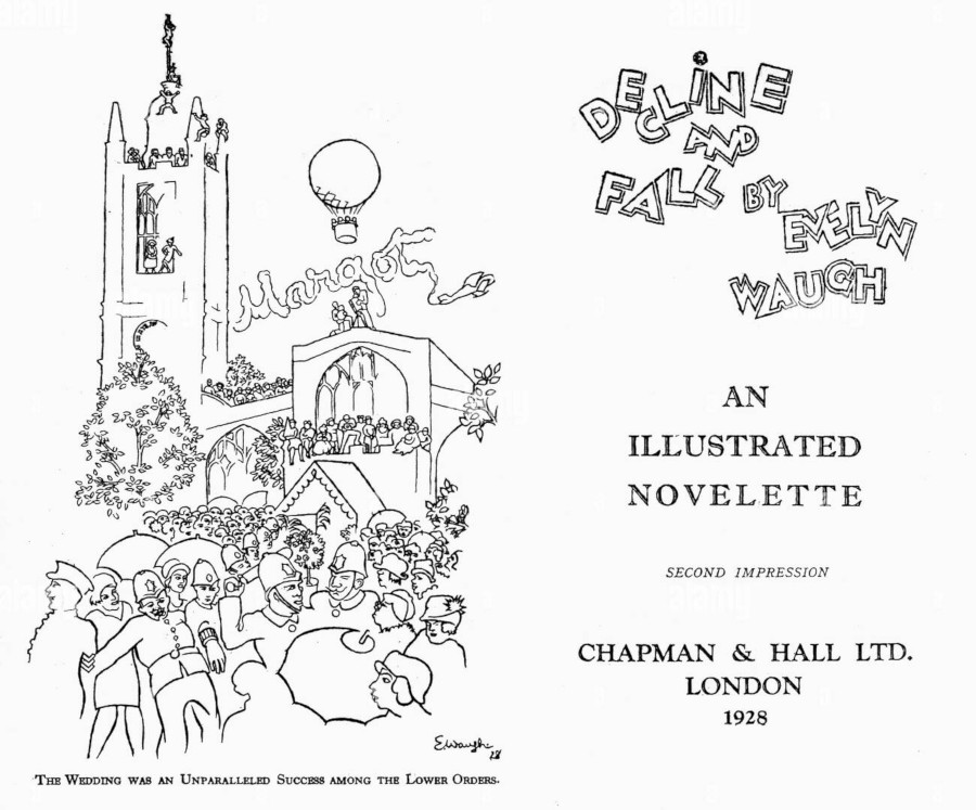 The frontispiece and title page of the first edition, illustrated by the author.