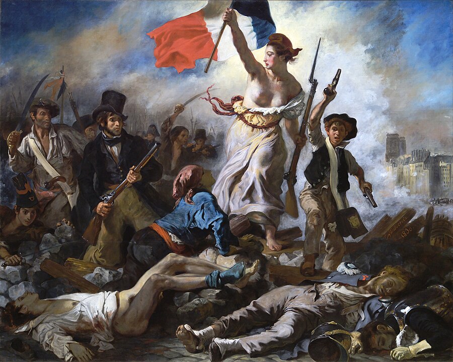 La Liberté guidant le peuple - Eugène Delacroix - Musée du Louvre.