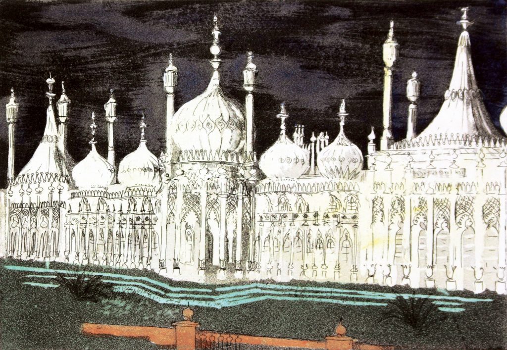 John Piper - ‘The Royal Pavilion’, plate II, circa 1939.