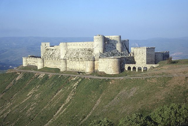 General view, Krak des Chevaliers in 2002.