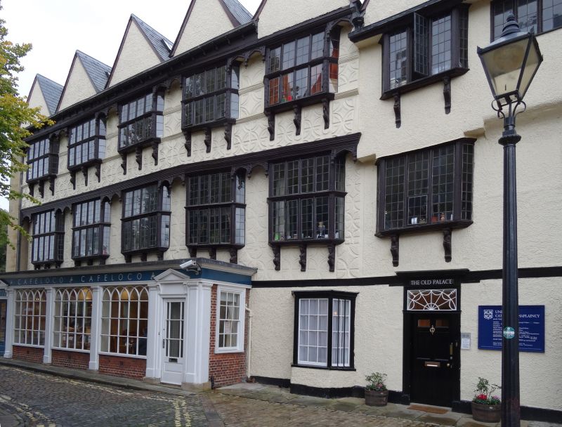 North face of the Bishop King's Palace or Old Palace.