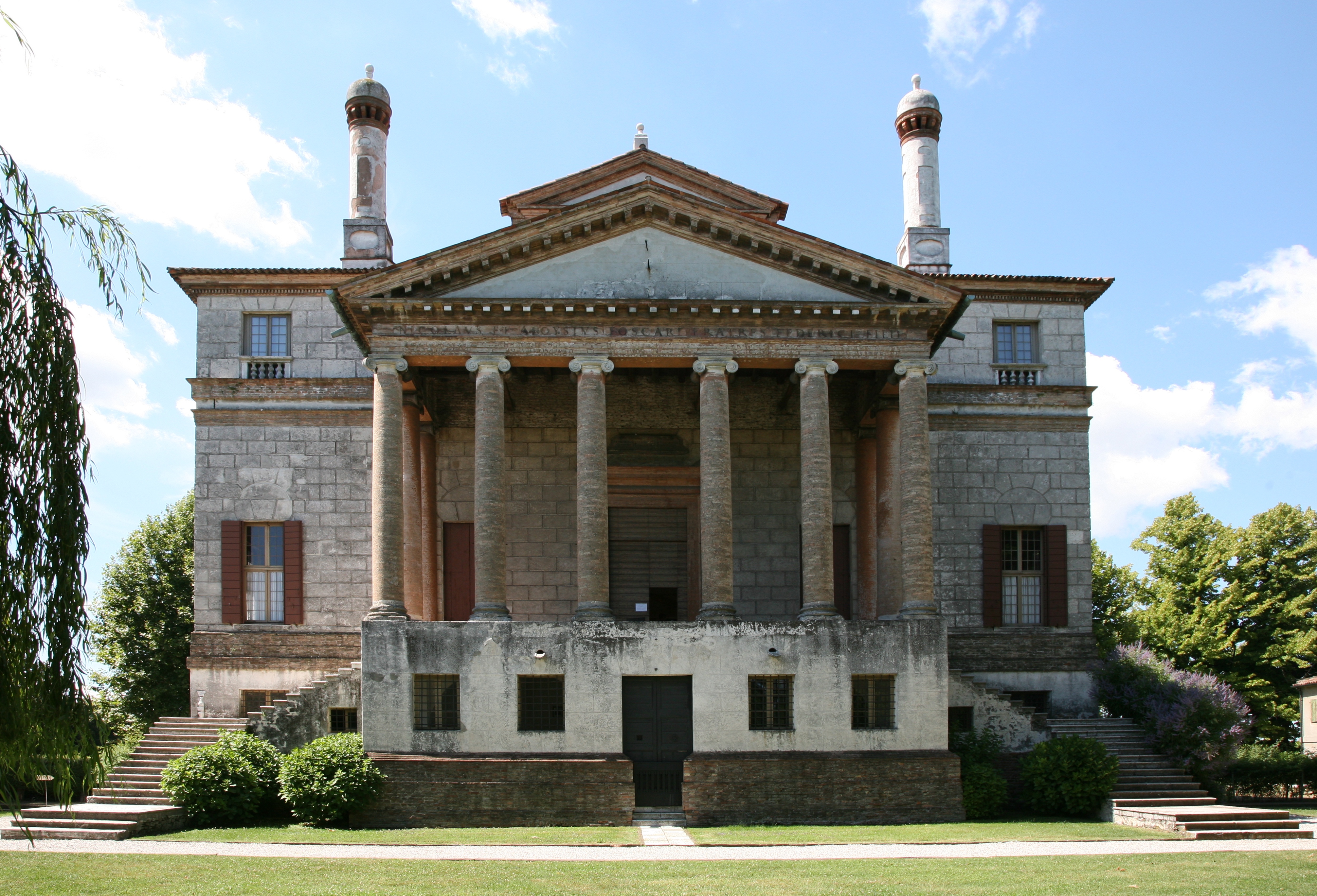 The Villa Foscari in Mira, near Venice.