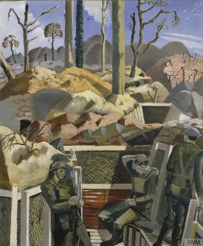 Spring in the Trenches, Ridge Wood, 1917 (1918), collection of the Imperial War Museum, London.