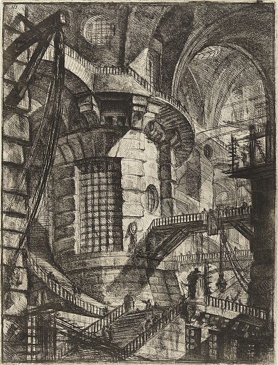 The Round Tower, etching by Giovanni Piranesi.