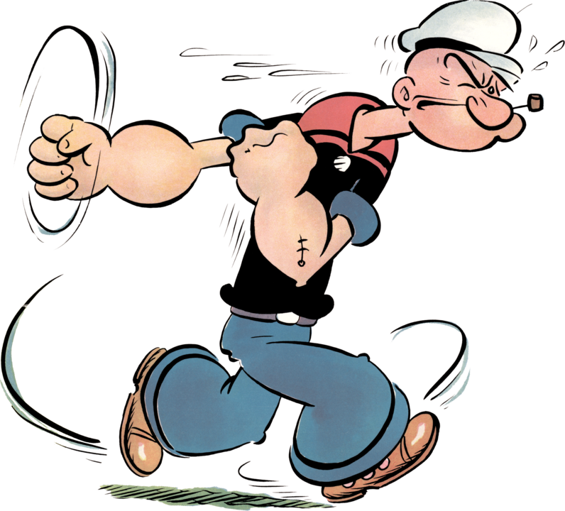 Popeye the Sailor, created by Elzie Crisler Segar in 1929.