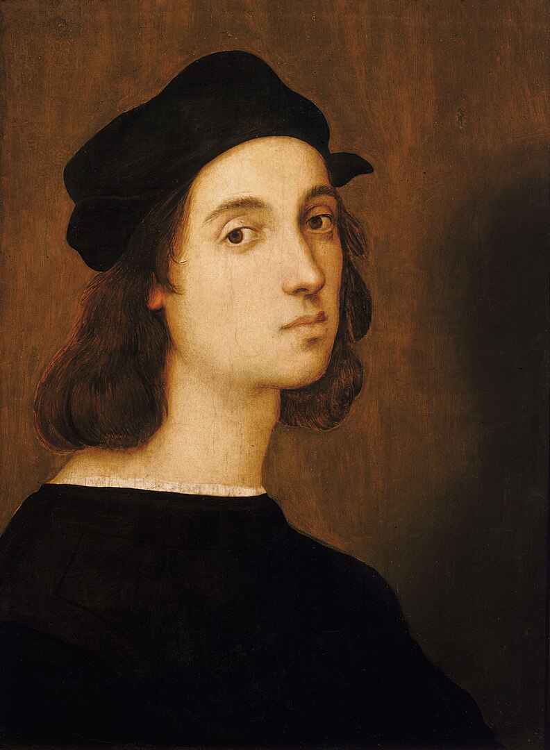 Self-portrait of Raphael, aged approximately 23.