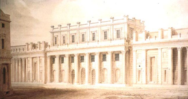 Bank of England Entrance facade, 1818–1827.
