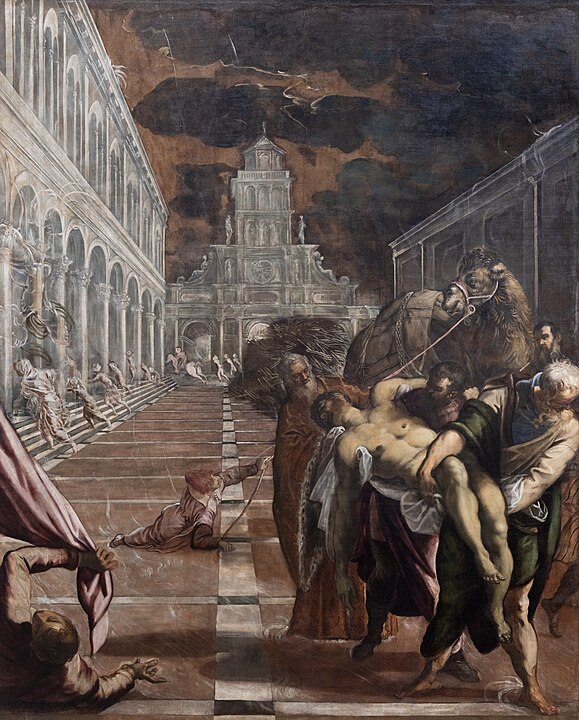 St Mark's Body Brought to Venice (c. 1564).