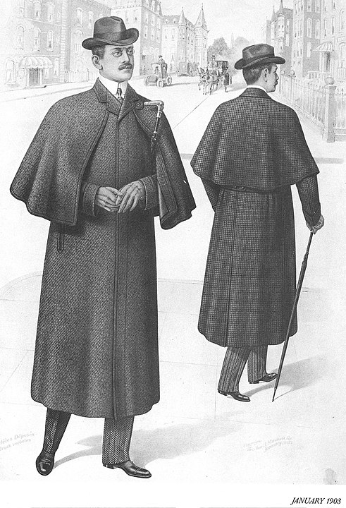 A 1903 fashion plate of an Ulster.
