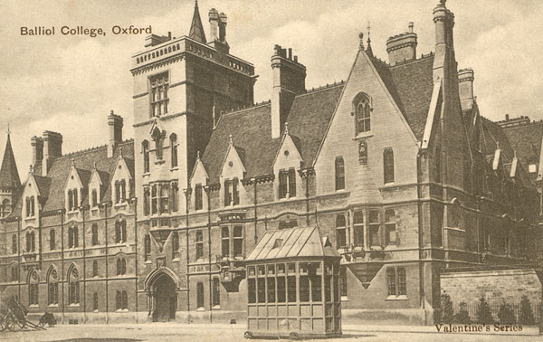 Postcard of Balliol College.