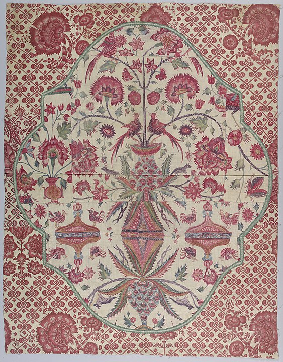 Chintz panel (India), 18th century.