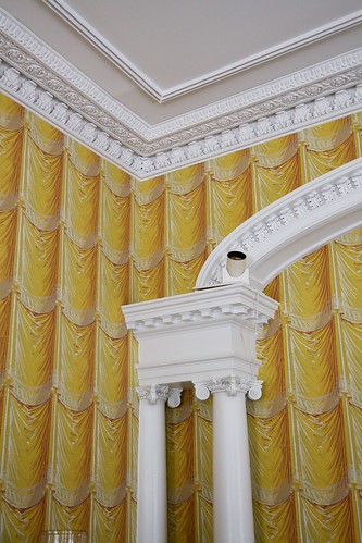 Decoratice cornice at the Owens-Thomas House in Savannah, Georgia.